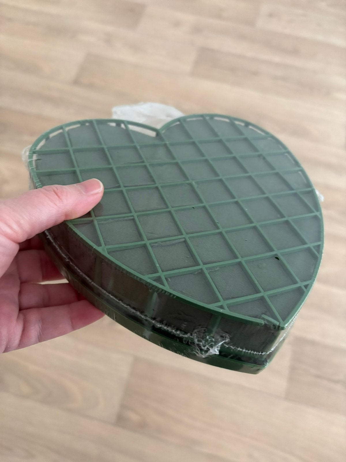 Oase steekschuim hart 20 cm Ø voor bloemstuk, Ophalen of Verzenden, Nieuw, Groen