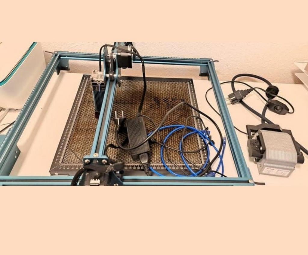 Sculpfun s9 laser / graveer machine 5,5 w + air assist ed, Ophalen, Gebruikt