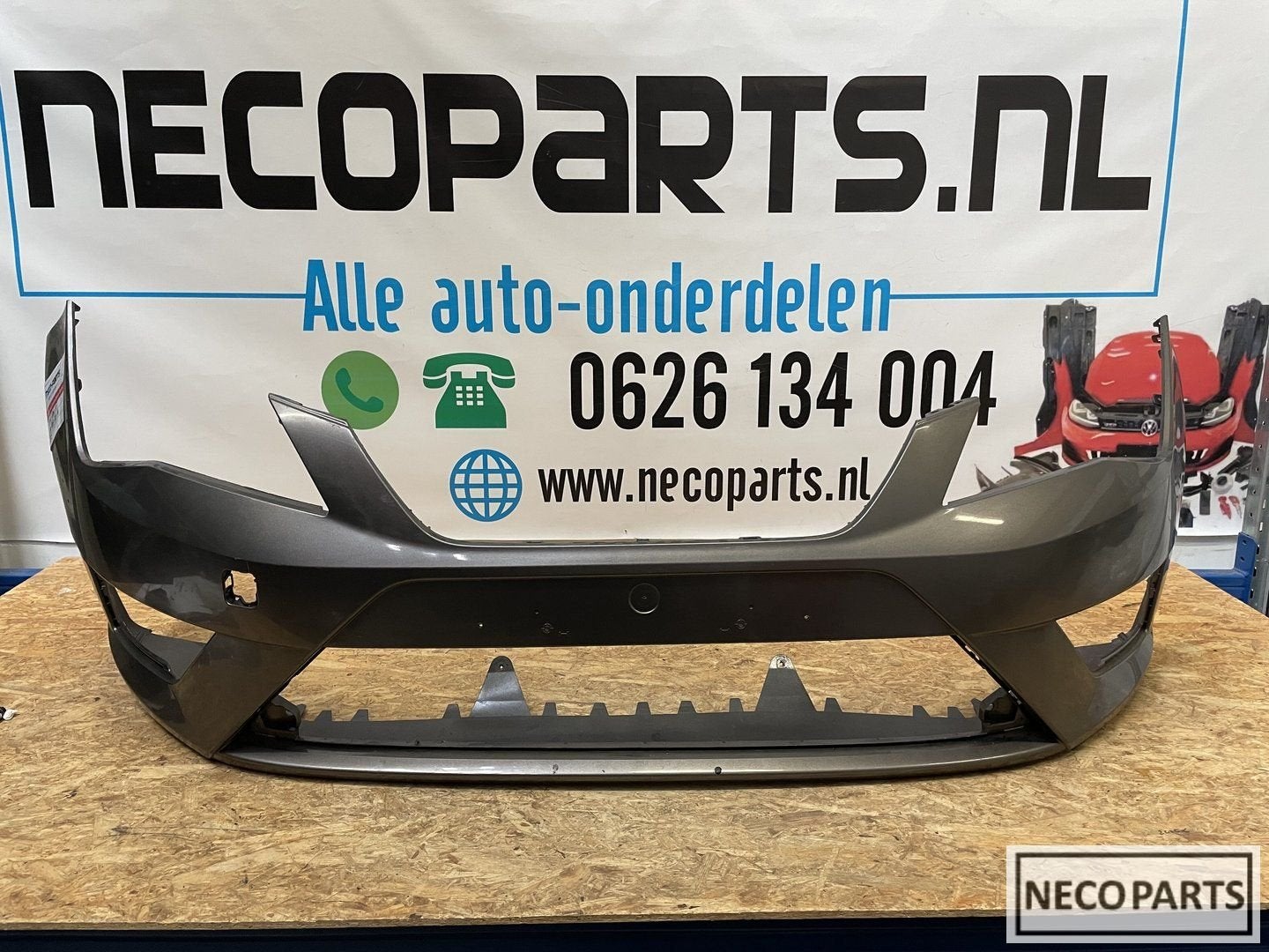BUMPER SEAT LEON 5F FR VOORBUMPER 2012-2017 5F0807221M, Gebruikt, -, -, Ophalen of Verzenden