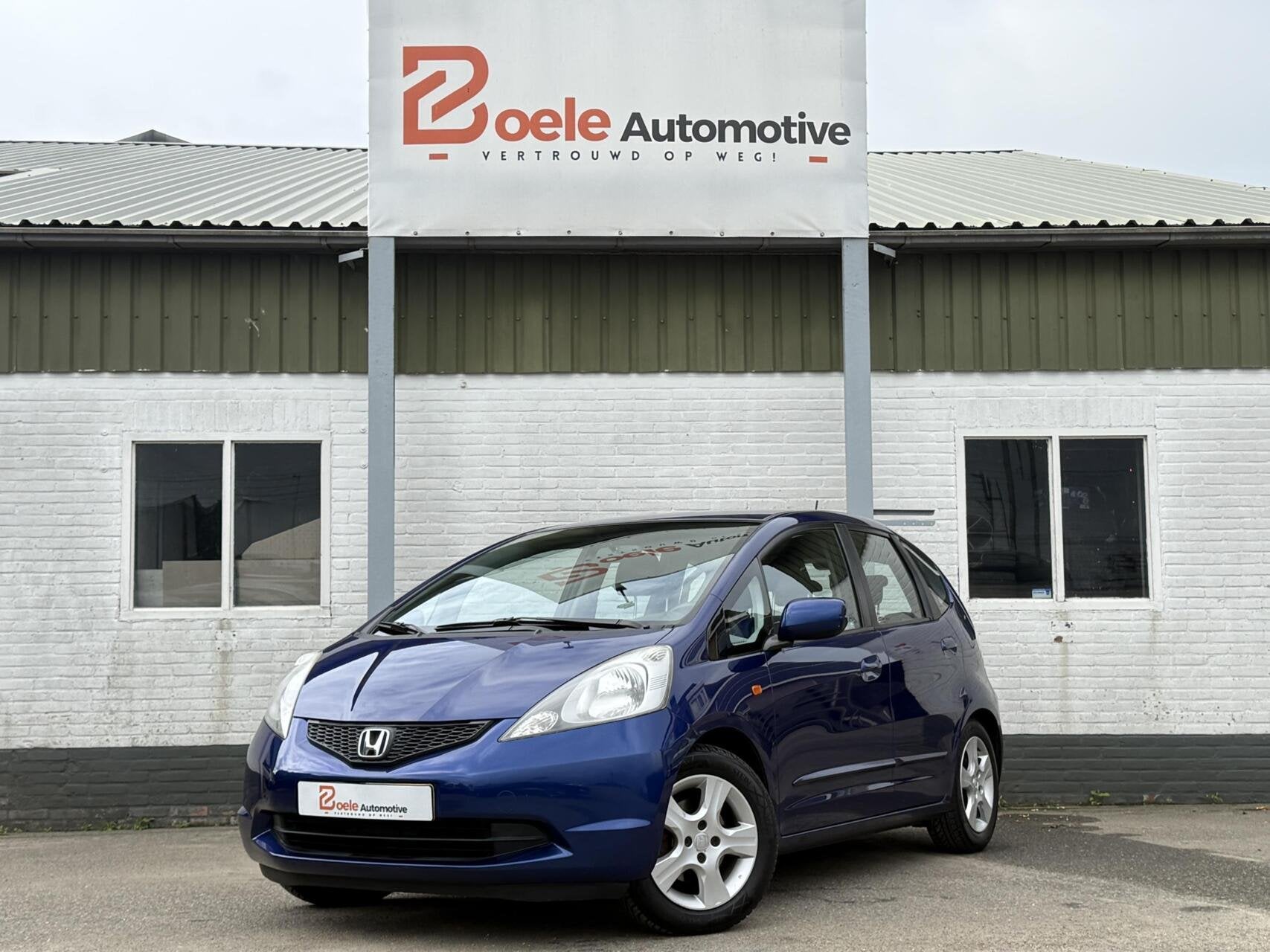 Honda Jazz 1.2 Cool 5-Deurs / Airco / Orig NL / Nwe APK!, Auto's, Voorwielaandrijving, Zwart, 4 cilinders, Blauw