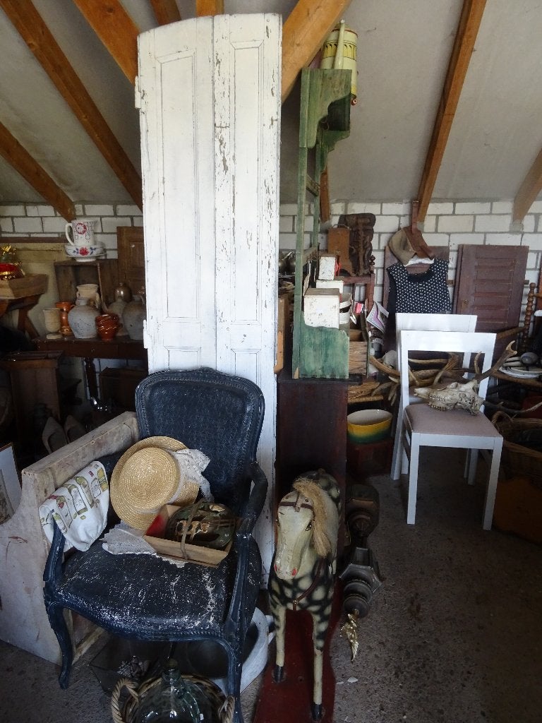 zwarte doorleefde stoel - fauteuil, Ophalen