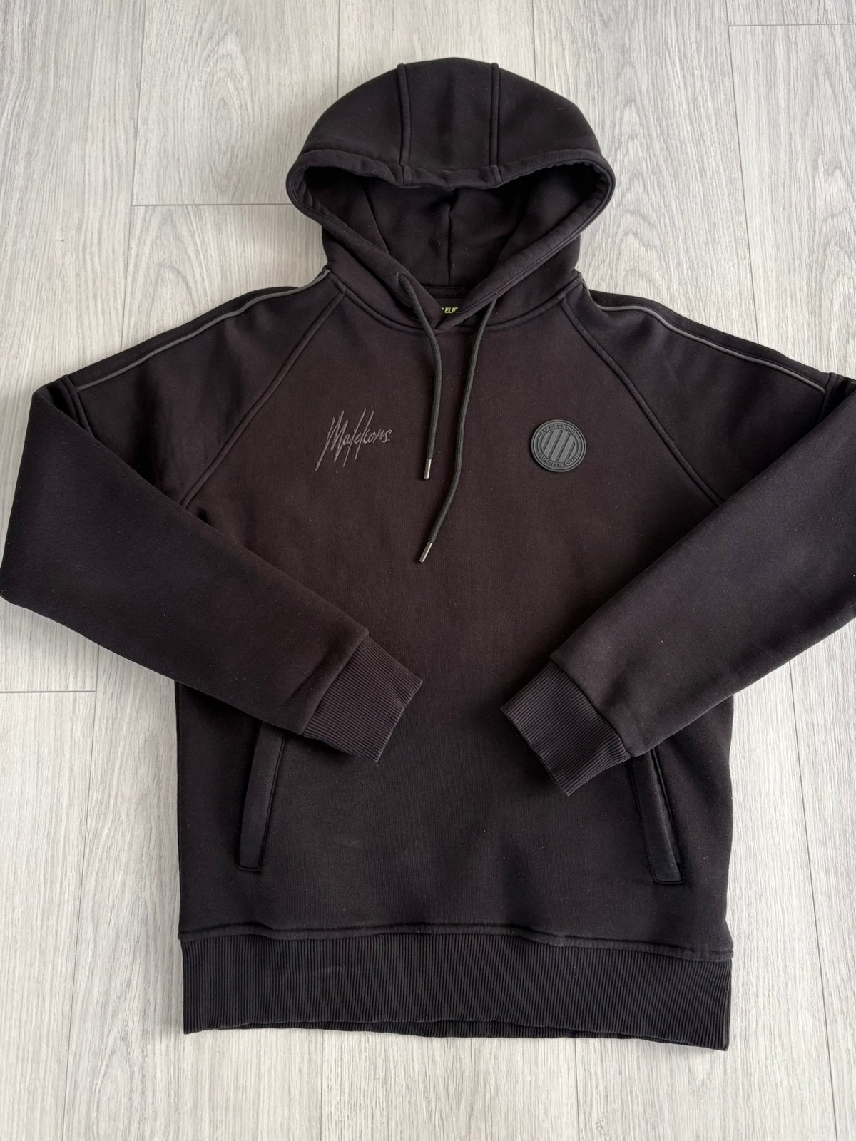 Malelions Sports Club heren hoodie zwart maat S, Ophalen of Verzenden, Zo goed als nieuw, Maat 46 (S) of kleiner, Zwart