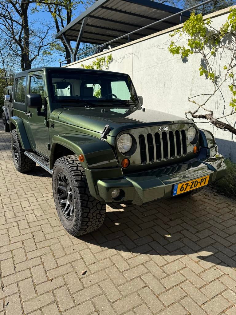 Jeep Wrangler 3.8 I V6 2008 Groen, 3778 cc, 450 kg, 2000 kg, 4 stoelen