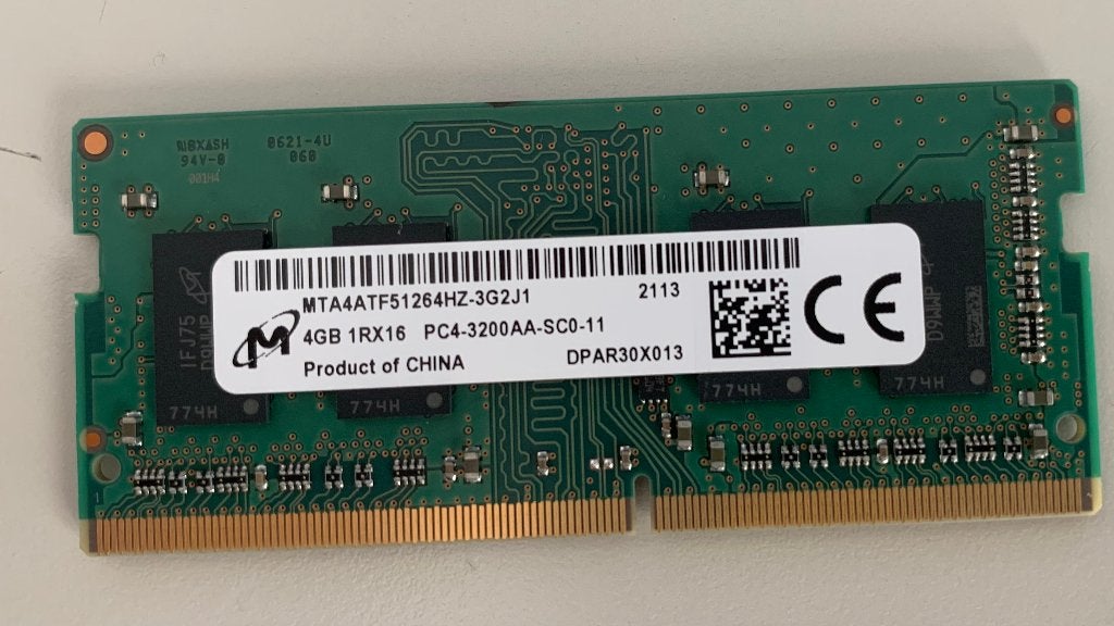 Te koop 2x 4GB SODIMM DDR4 geheugen, DDR4, Ophalen of Verzenden, Zo goed als nieuw, Laptop