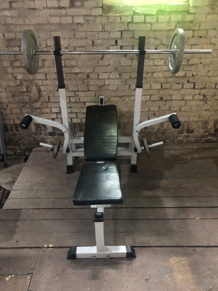fitnessapparaat bankdrukset, Sport en Fitness, Ophalen, Gebruikt, Buik, Overige typen