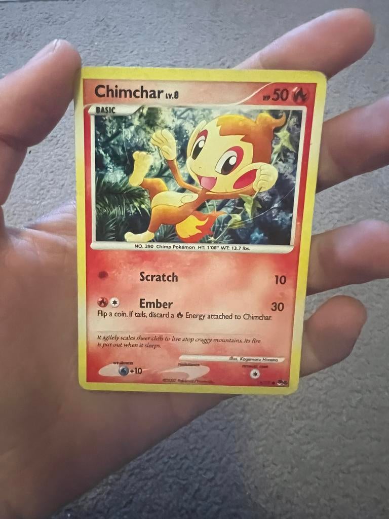 Chimchar lv.8 14/17, Ophalen of Verzenden, Zo goed als nieuw