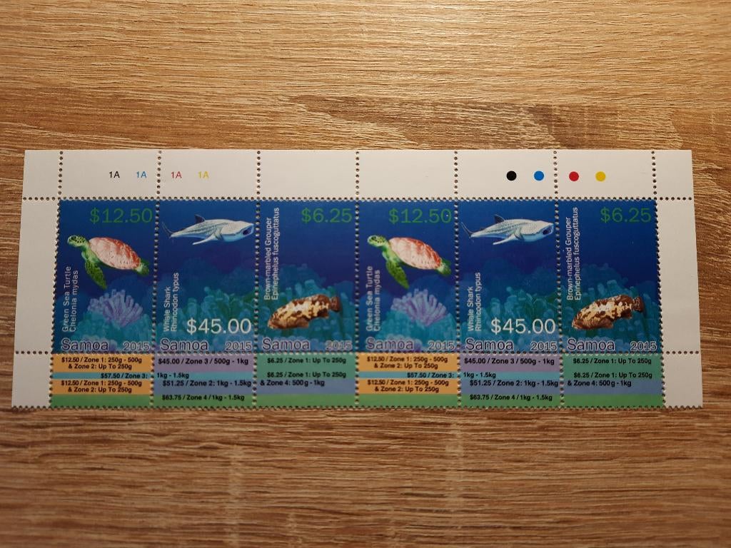 Samoa, Verzenden, Postfris