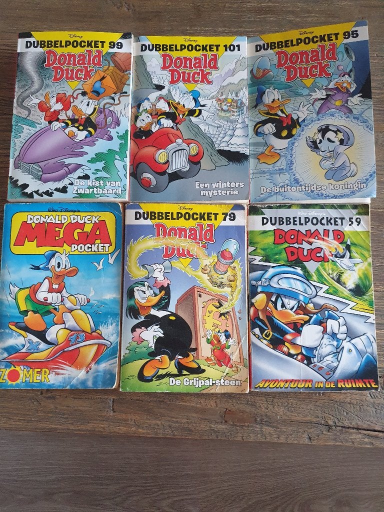 Donald ducks dubbel pockets, Meerdere stripboeken, Ophalen, Gelezen