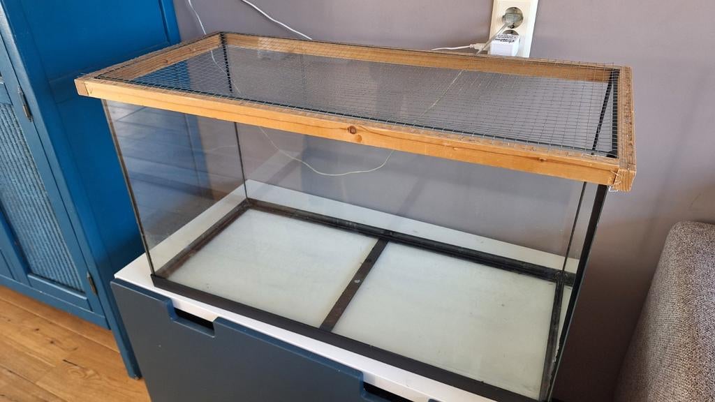 terrarium/ kooi geschikt voor knaagdieren; hamsters e.d., 75 tot 110 cm, Ophalen, Minder dan 60 cm, Hok