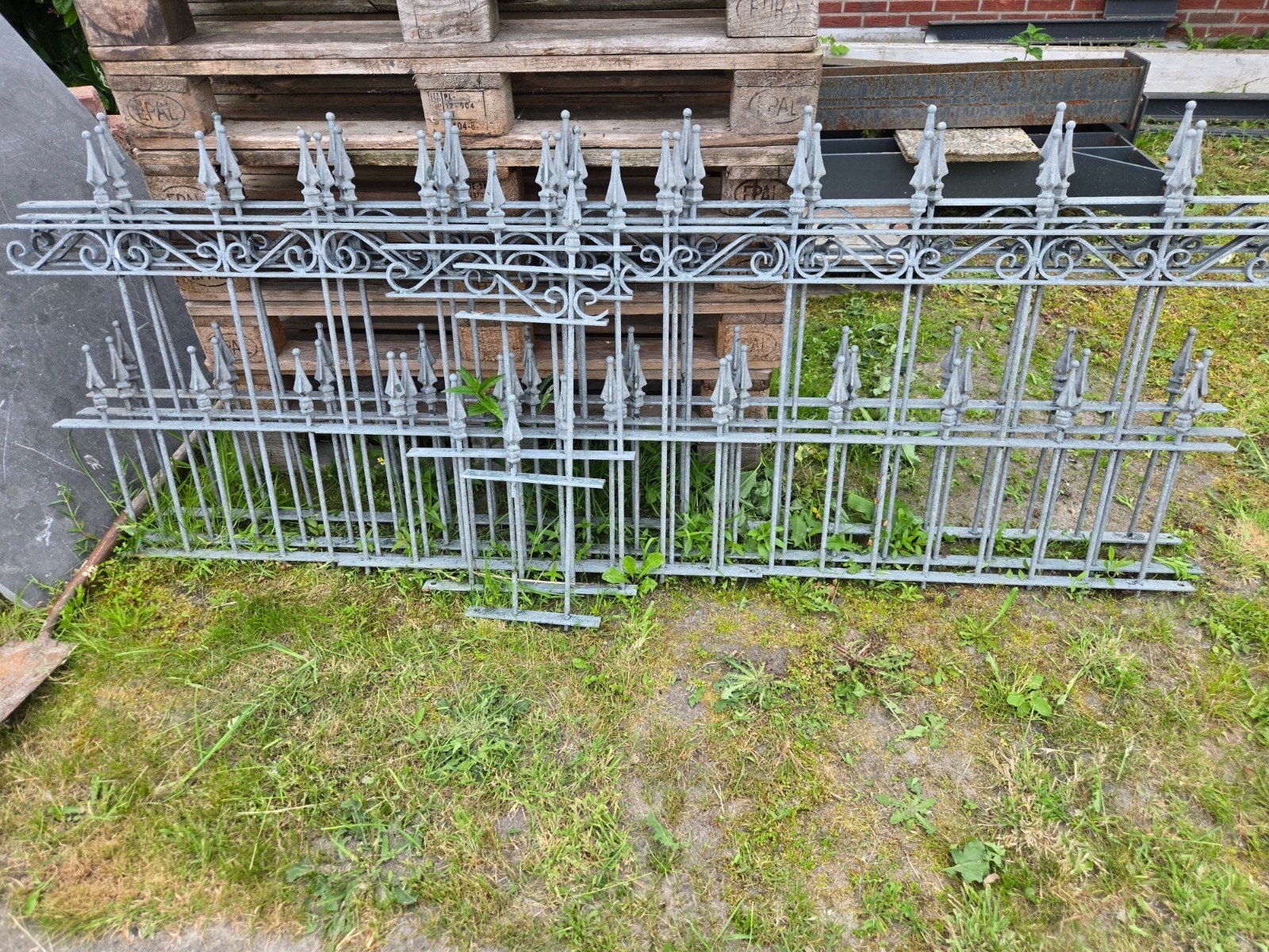 Hekwerk sierhekwerk, Tuin en Terras, Tuinhekken en Hekwerk, Ophalen, IJzer, Sierhekwerk
