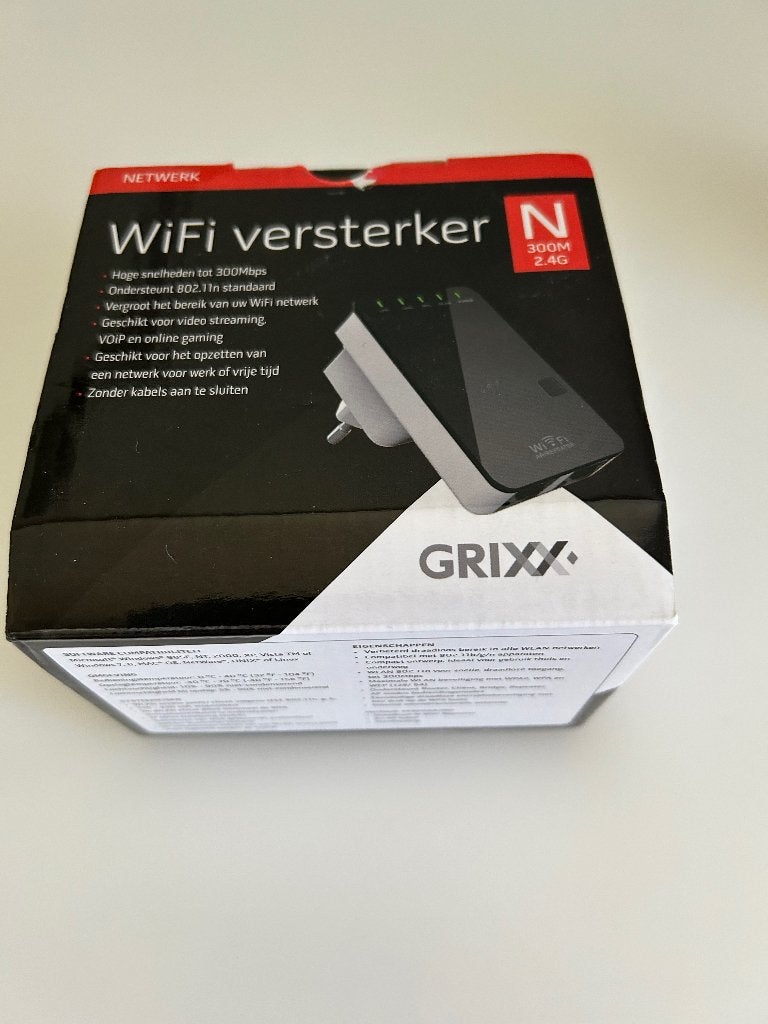 Grixx wifi versterker, Ophalen of Verzenden, Zo goed als nieuw