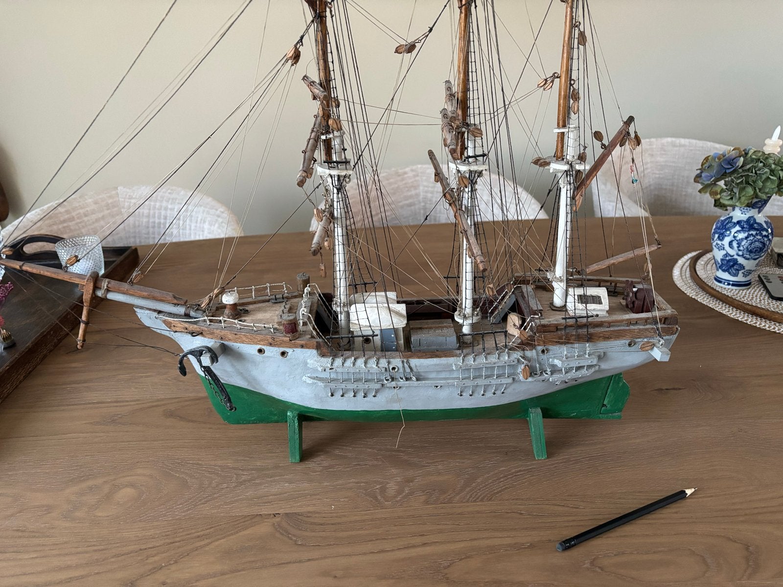 Gedetailleerd scheepsmodel - Zeilschip, Ophalen, Gebruikt, Groter dan 1:32, Overige merken