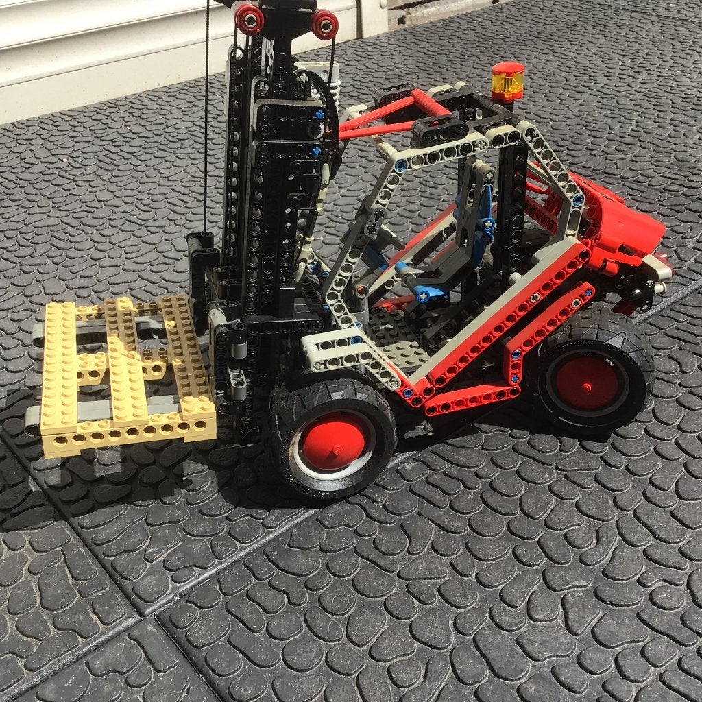 lego technic heftruck, Lego, Ophalen of Verzenden, Zo goed als nieuw, Technic