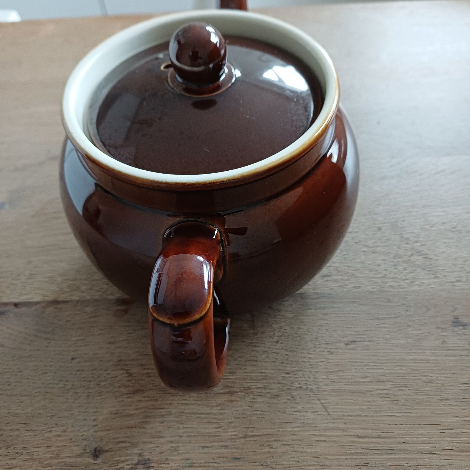 te koop theepot bruin luxembourg, Antiek en Kunst, Ophalen of Verzenden