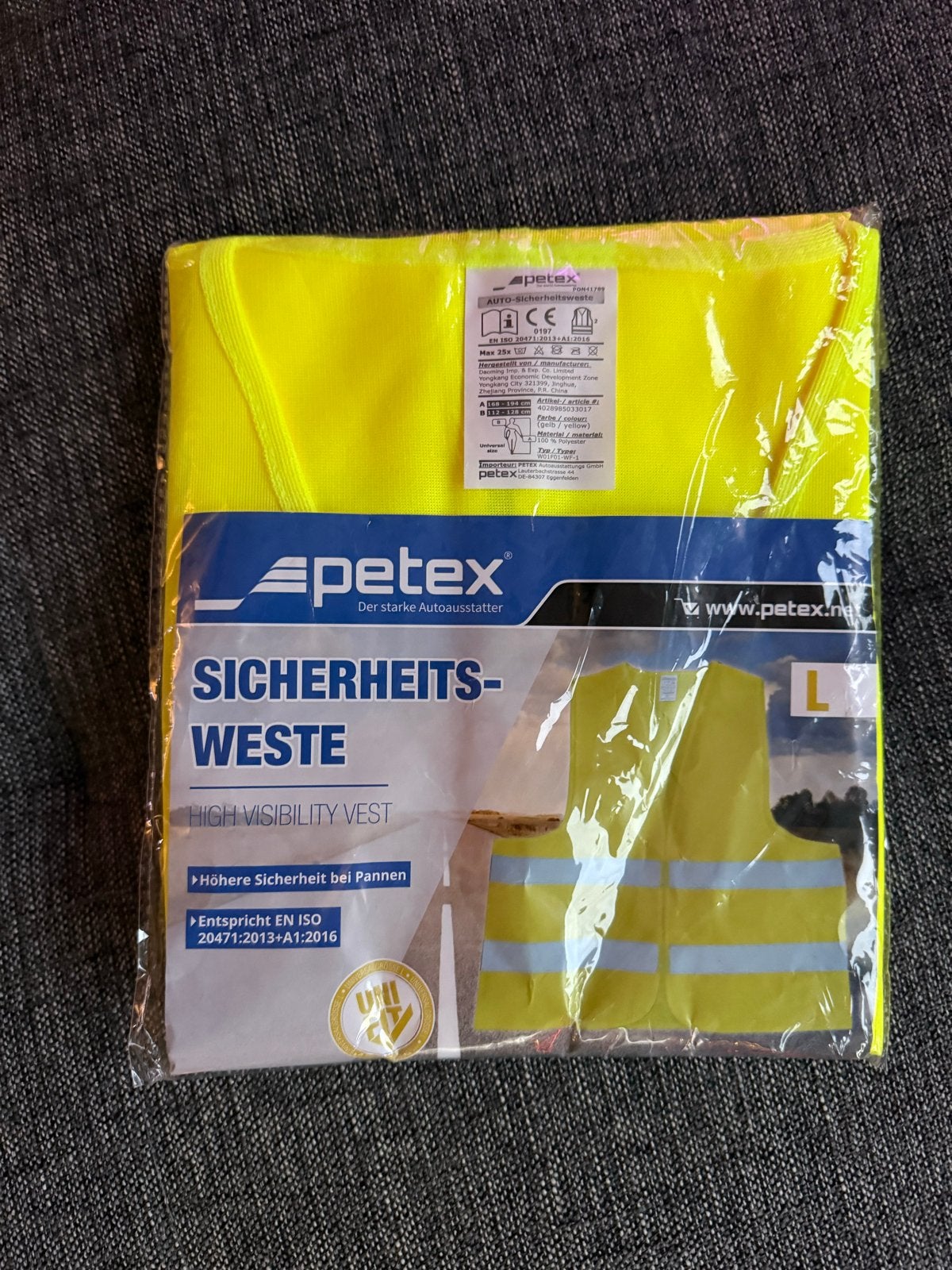 Petex Veiligheidsvest - Maat L - Nieuw, Ophalen, Nieuw