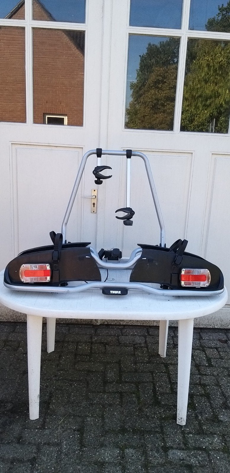thule fietsendrager EP 916 draaggwicht 60 kilo, Ophalen, Gebruikt, Brede banden, 2 fietsen