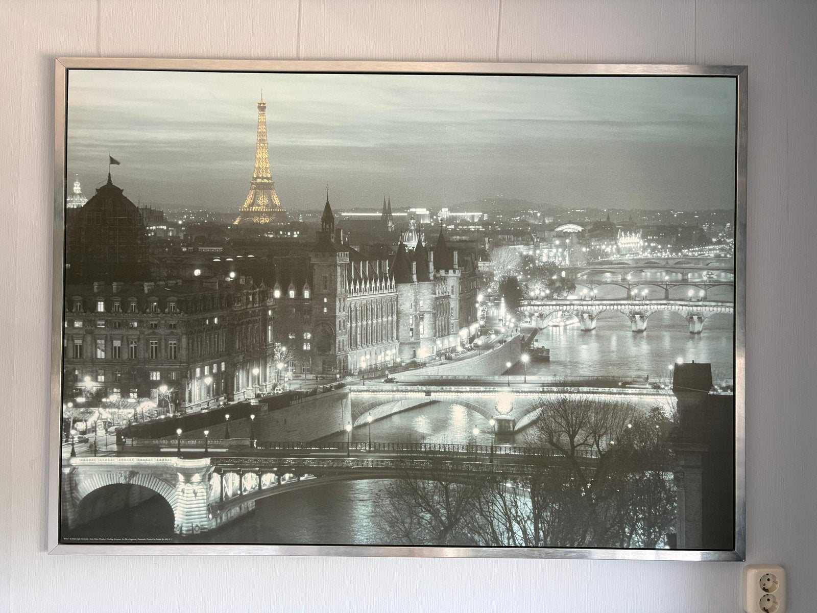 Parijs schilderij Ikea, Huis en Inrichting, Woonaccessoires | Schilderijen, Tekeningen en Foto's, Ophalen, Zo goed als nieuw, Schilderij