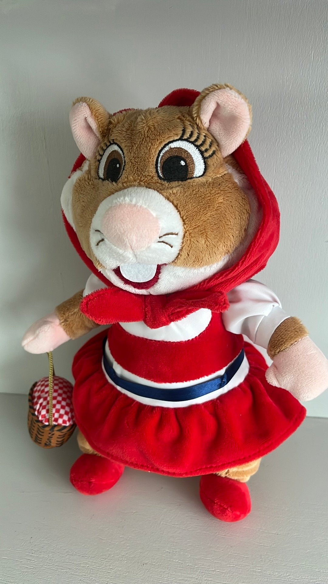 AH hamster knuffel efteling roodkapje, Ophalen of Verzenden, Zo goed als nieuw, Overige typen