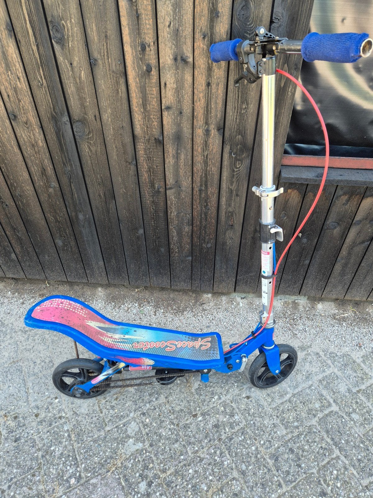 Space Scooter - Blauw/Roze Step voor Kinderen, Fietsen en Brommers, Steps, Ophalen of Verzenden, Gebruikt, Gewone step, Space Scooter