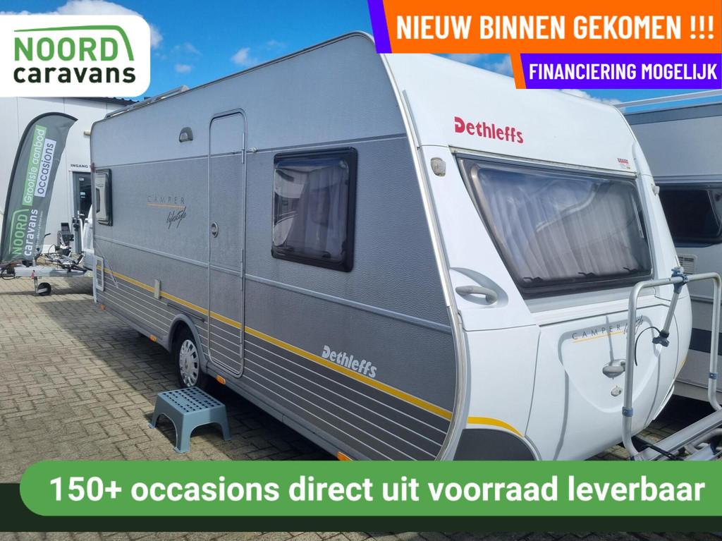 Dethleffs CAMPER LIFESTYLE 510 FRANSBED + VOORTENT + LUIFEL, Caravans en Kamperen, Caravans, Rondzit, 7 tot 8 meter, Bedrijf, Dethleffs