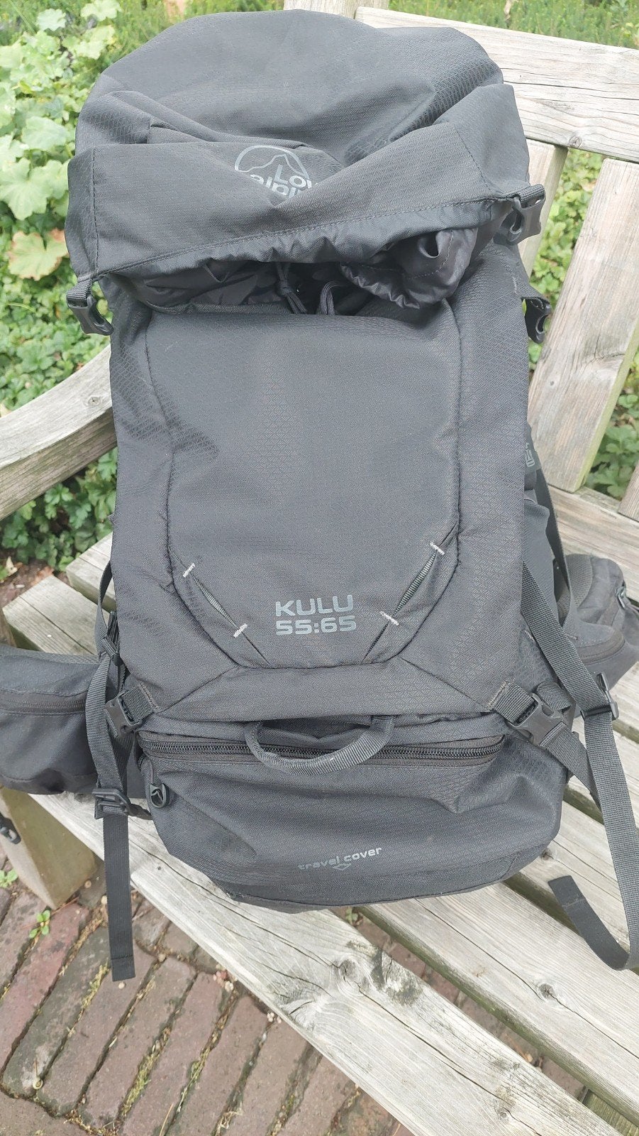 Low Alpine Kulu 55:65 Backpack M/L met Travel Cover, Sieraden, Tassen en Uiterlijk, Tassen | Rugtassen, Gebruikt, Trekking, 60 cm of meer