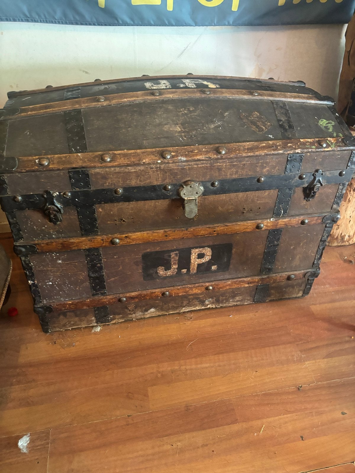 Antieke kist uit 1800 - F.A.L. de Gruyter Amsterdam, Ophalen