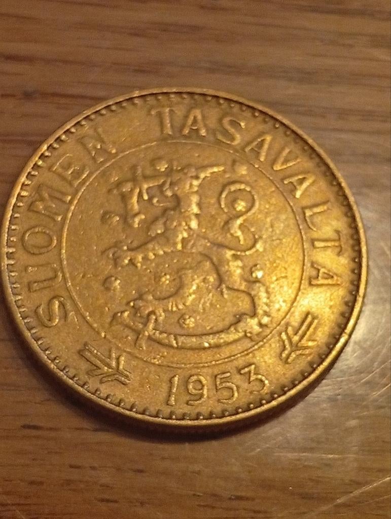 Finland 50 Markkaa 1953 munt, Ophalen of Verzenden, Zuidoost-Azië