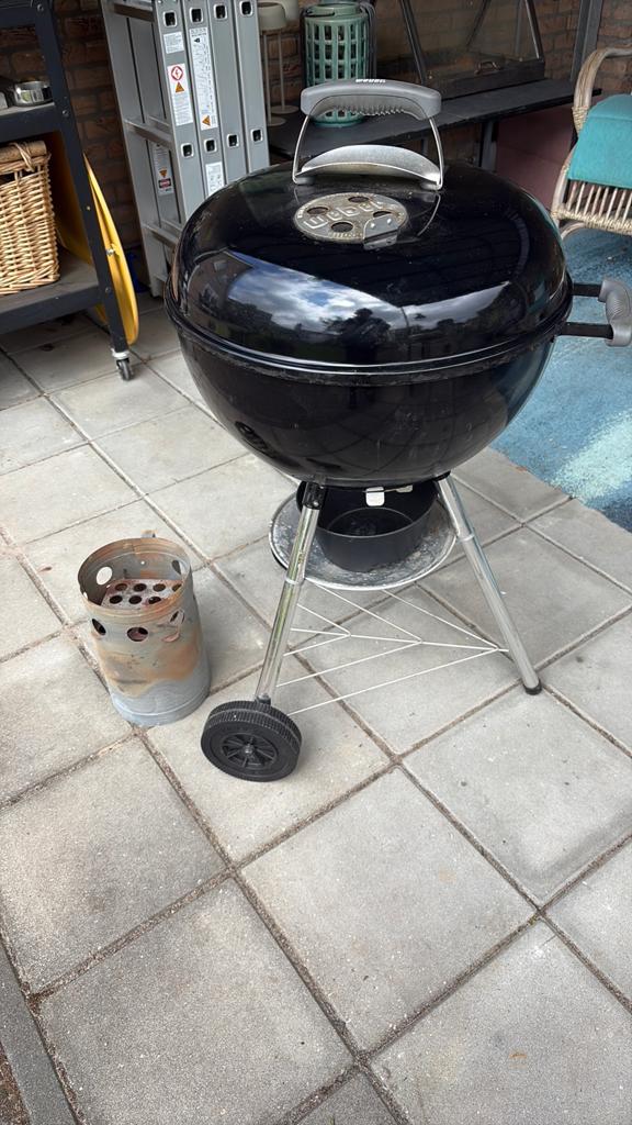 Weber Barbeque 47 cm doorsnede, Tuin en Terras, Ophalen, Gebruikt