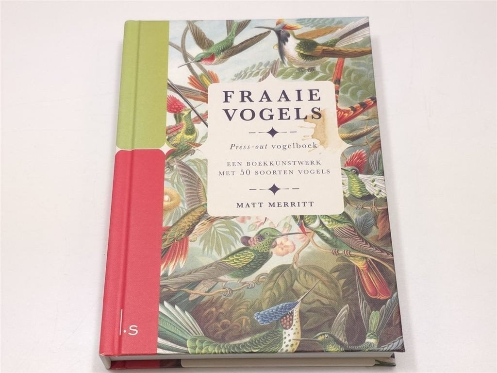 Fraaie Vogels — Press-out Boek, 50 Soorten Wereldwijd, Boeken, Dieren en Huisdieren, Ophalen of Verzenden, Gelezen, Vogels