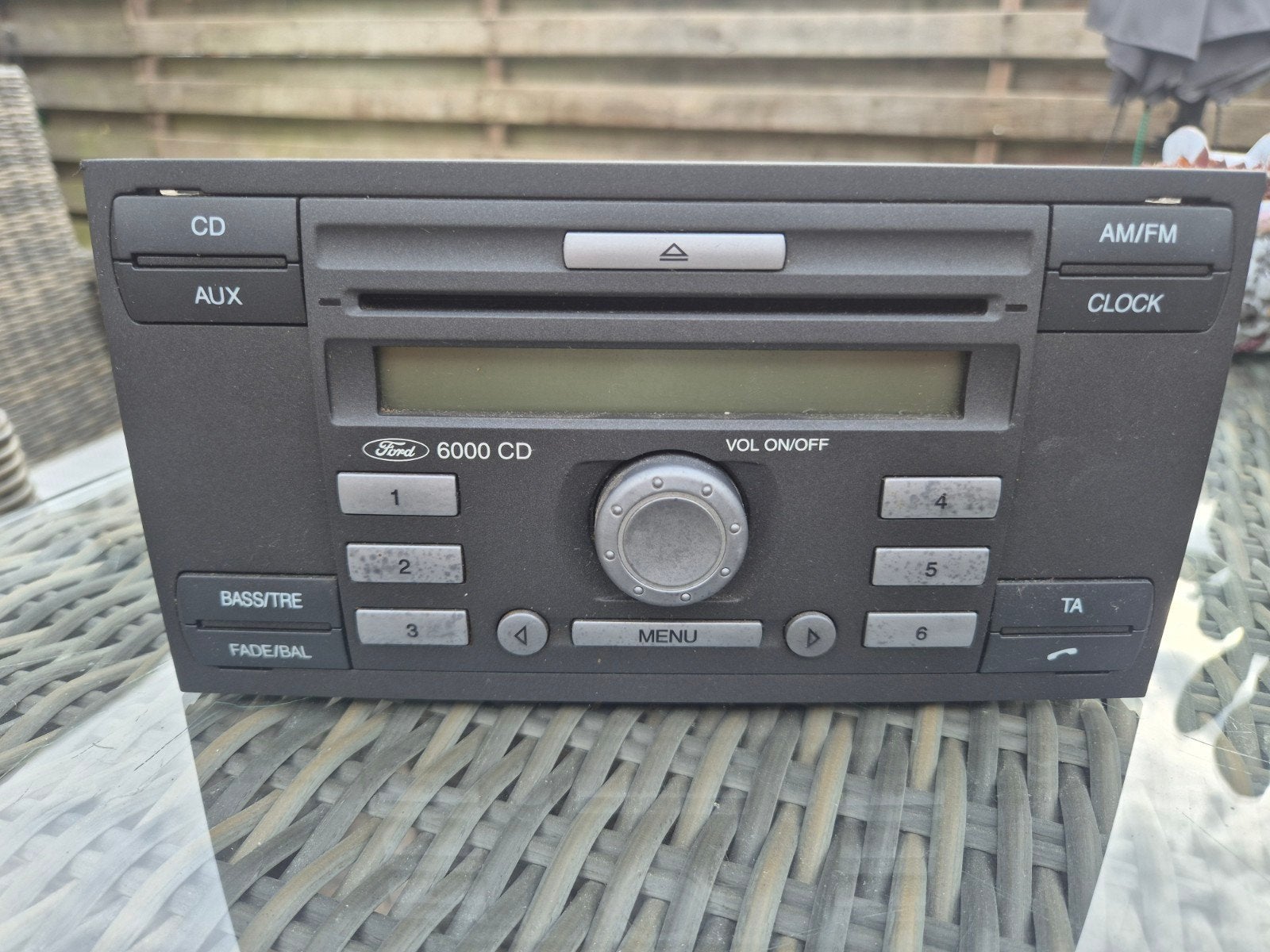 Ford 6000 CD Autoradio - Perfect voor uw auto, Auto diversen, Autoradio's, Ophalen of Verzenden, Gebruikt