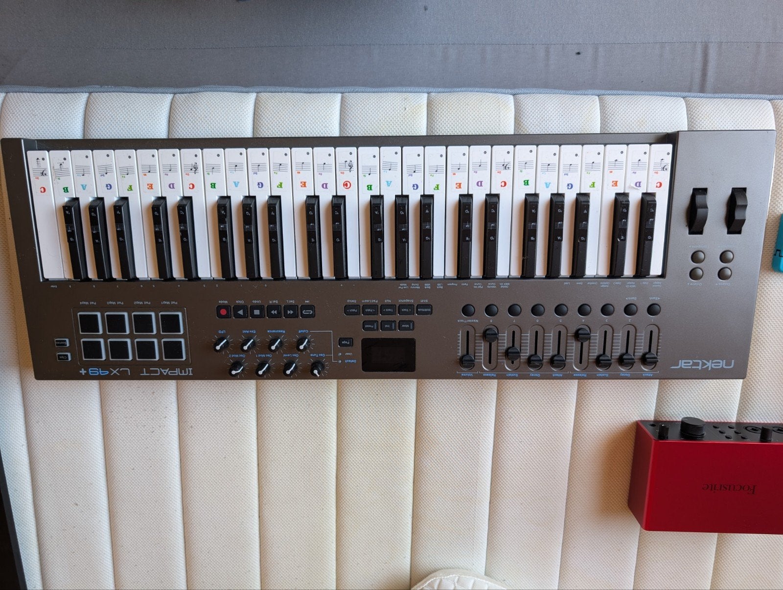 Nektar Impact LX49+ MIDI Keyboard Controller, Ophalen of Verzenden, Zo goed als nieuw, Midi-aansluiting, 49 toetsen