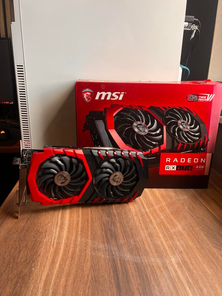 MSI RX 470 4GB videokaart in doos, Computers en Software, PCI-Express 3, Gebruikt, AMD, Ophalen of Verzenden