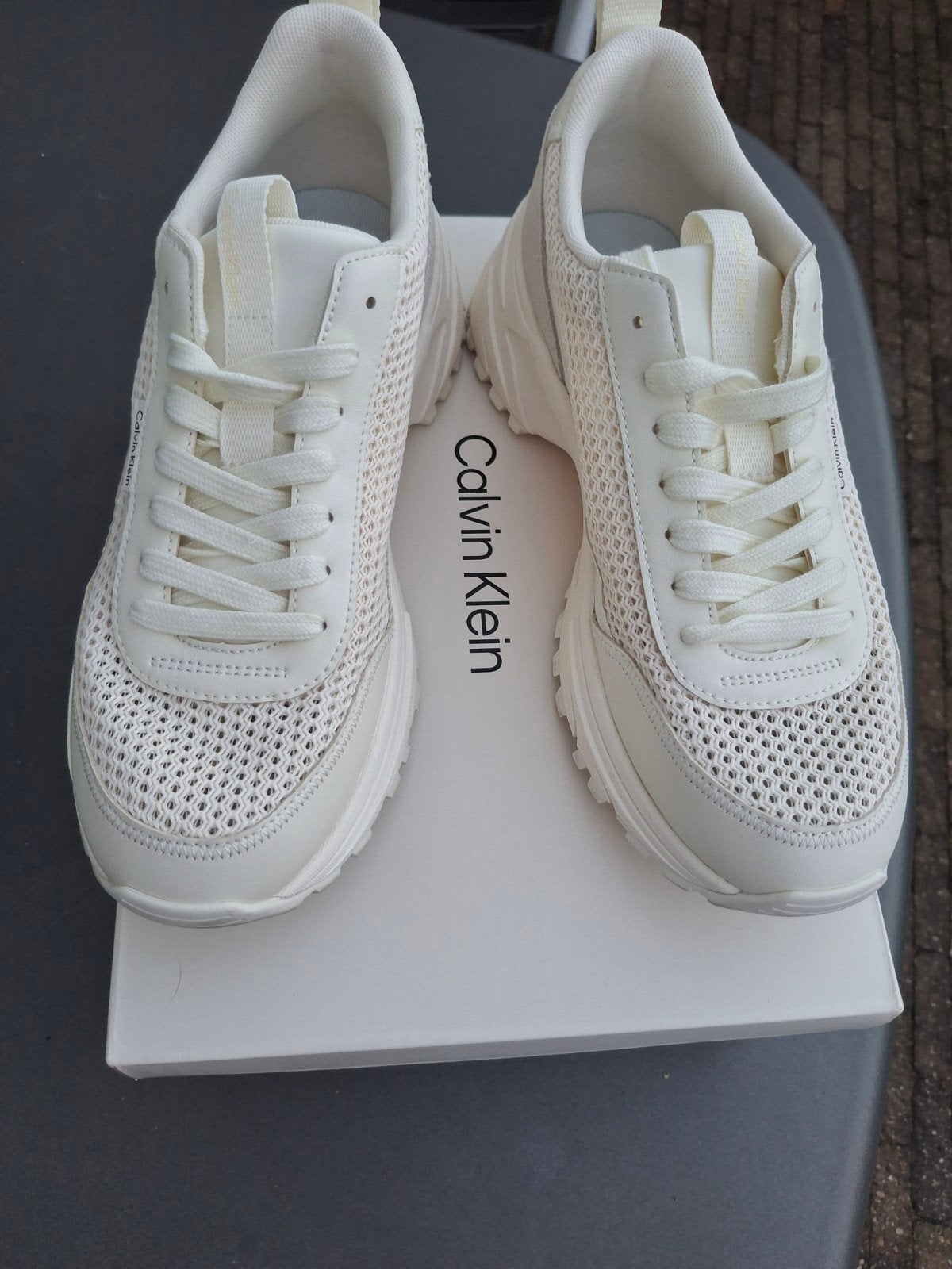 Calvin Klein Hike Runner Lup Lin Mesh Sneakers Maat 40, Ophalen, Nieuw, Sneakers of Gympen