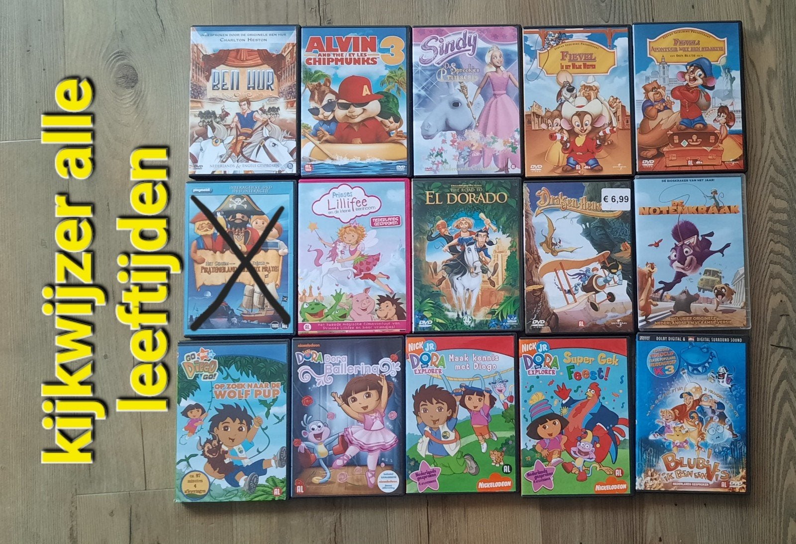 Diverse dvd's o.a. Disney dvd's - 2 euro per stuk!, Alle leeftijden, Ophalen of Verzenden, Zo goed als nieuw, Komedie