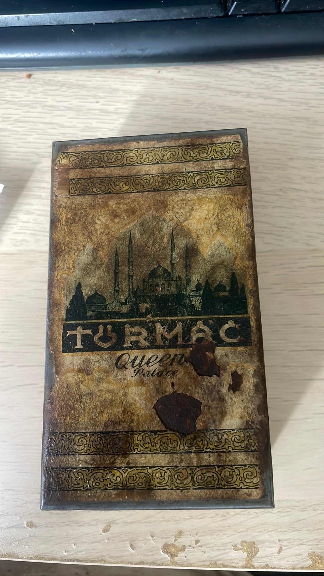Turmac sigarettendoosje, Verzamelen, Ophalen of Verzenden, Gebruikt, Tabaksdoos of Verpakking
