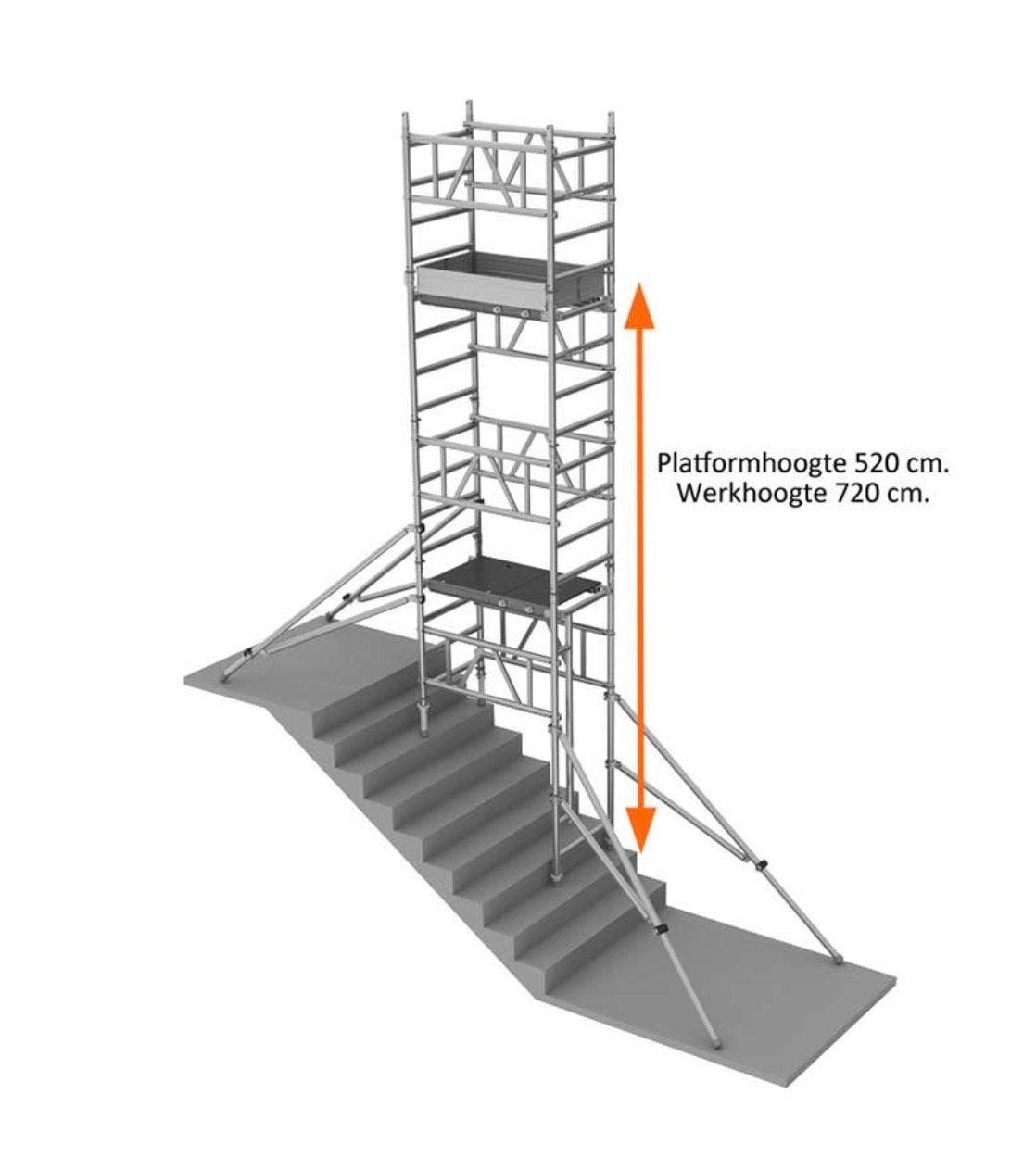 Rol/trapsteiger WIIENESE Expander One eenmanssteiger- NIEUW, Ophalen, Zo goed als nieuw, Rolsteiger of Kamersteiger, 5 meter of hoger