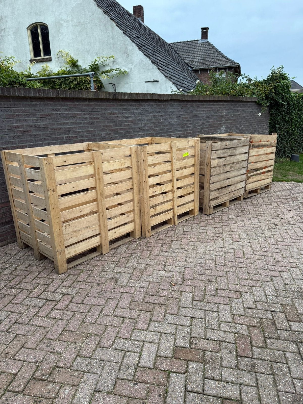 Houten kratten - verhuizing opbergruimte houtkrat, Ophalen, 60 cm of meer, Minder dan 35 cm, Zo goed als nieuw