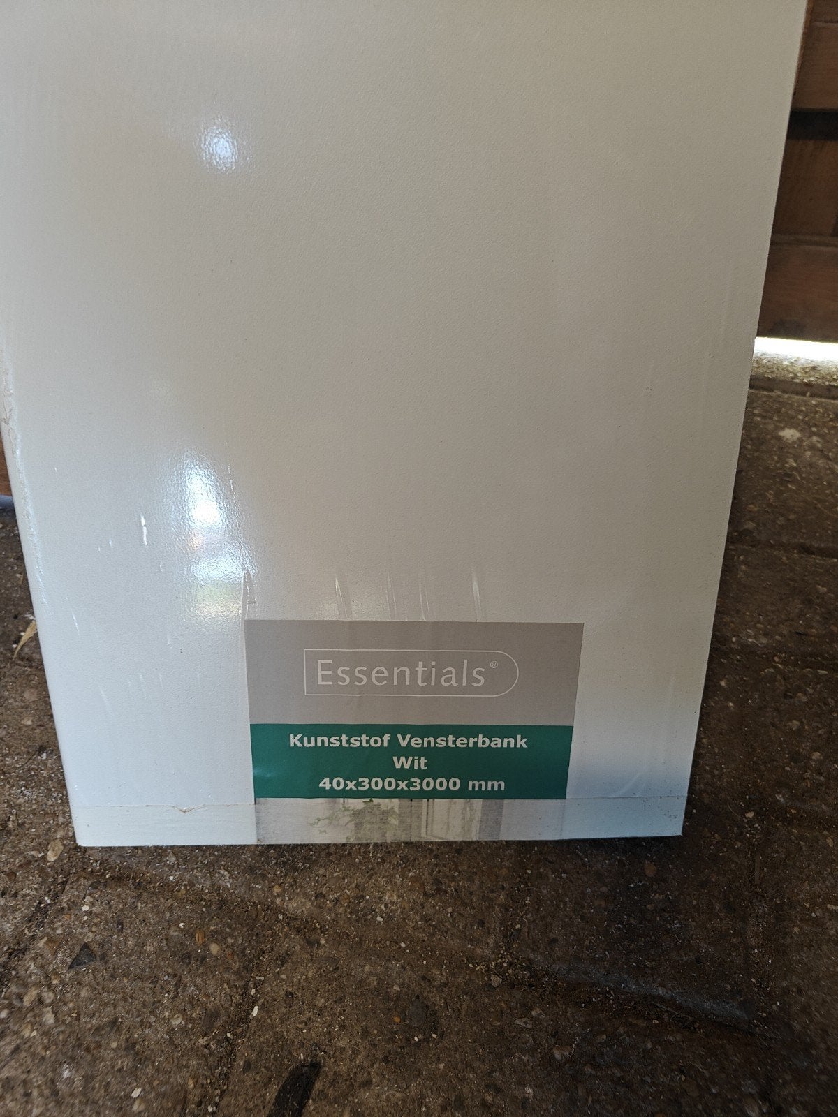 Nieuwe kunststof vensterbank wit 40x300x1530mm, Ophalen, Minder dan 80 cm, Overige typen, Nieuw