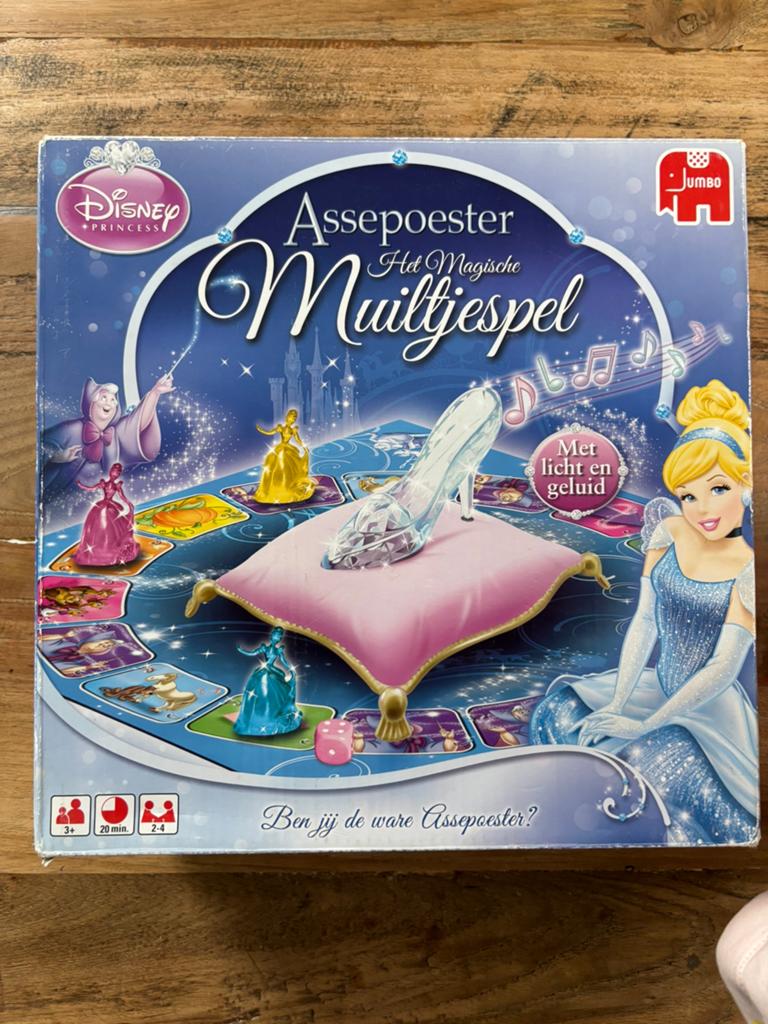 Assepoester het magische muiltjespel, Een of twee spelers, Ophalen of Verzenden, Zo goed als nieuw