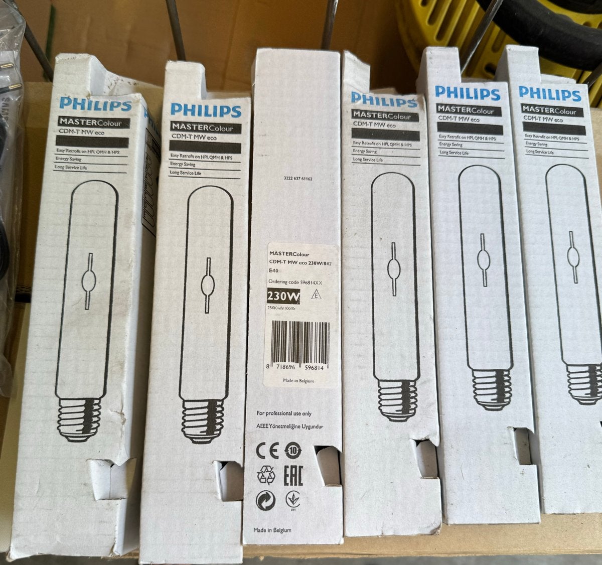 6 stuks Philips MASTERColour CDM-T MW eco 230W/842 E40, 60 watt of meer, Nieuw, Ophalen of Verzenden, Neutraal wit