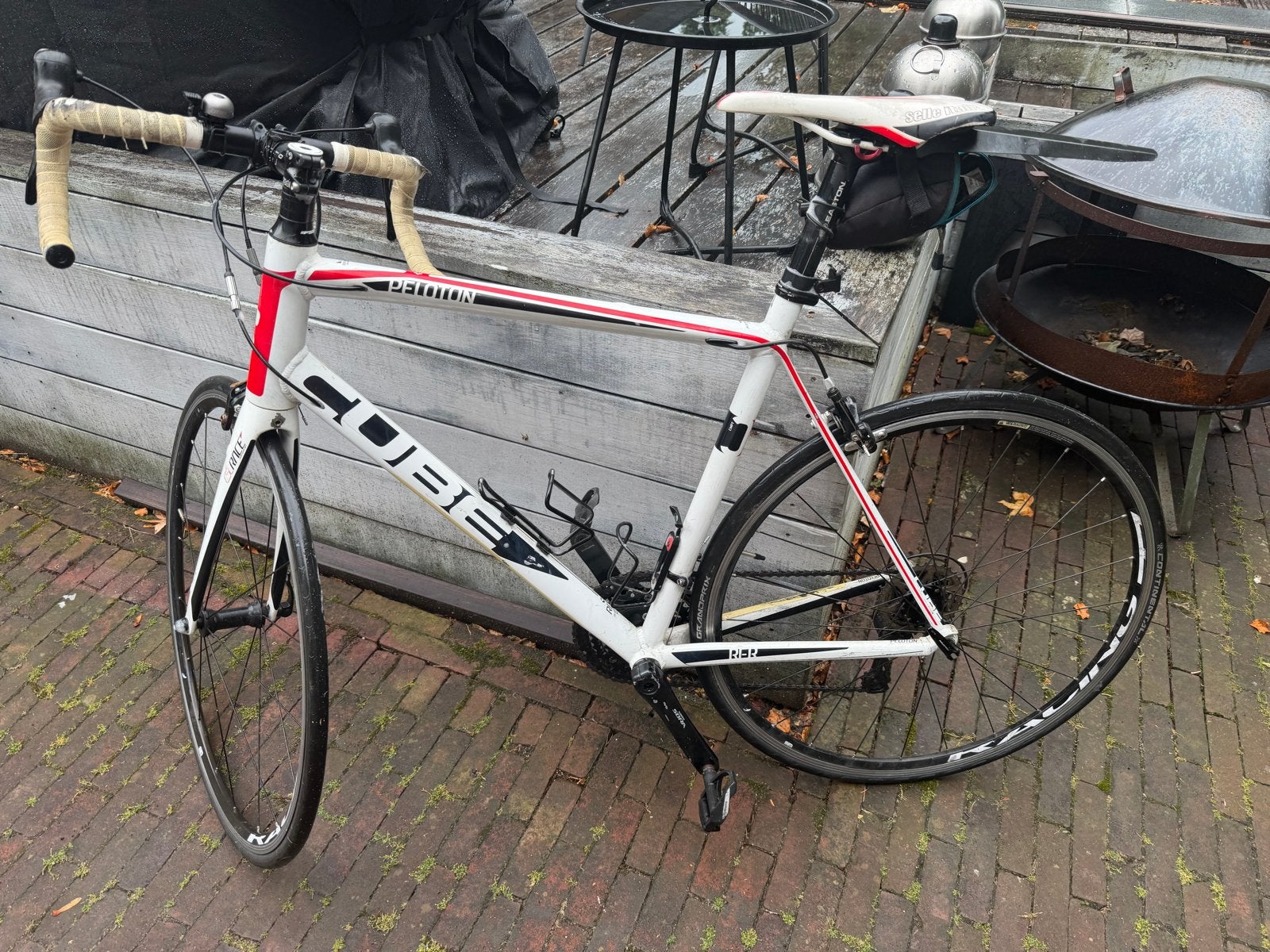 Cube Peloton Racefiets - Wit/Rood - Goede staat, Overige merken, 28 inch, Gebruikt, Aluminium