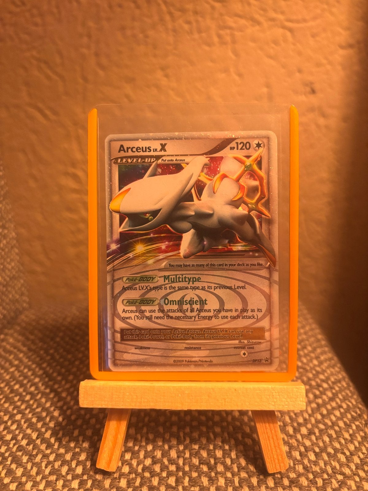 Arceus LV.X DP53 Promo Pokémon Kaart, Hobby en Vrije tijd, Verzamelkaartspellen | Pokémon, Ophalen of Verzenden, Zo goed als nieuw