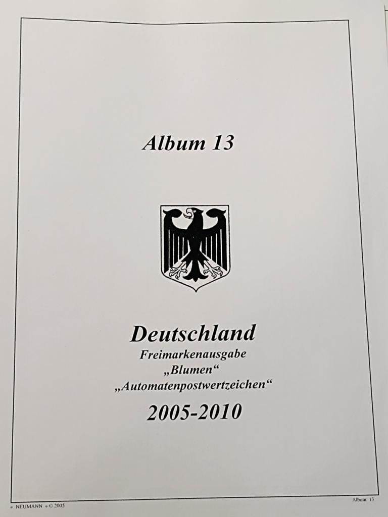 Bloemen automaten postzegels Duitsland, Postzegels en Munten, Postzegels | Toebehoren, Ophalen of Verzenden, Verzamelalbum