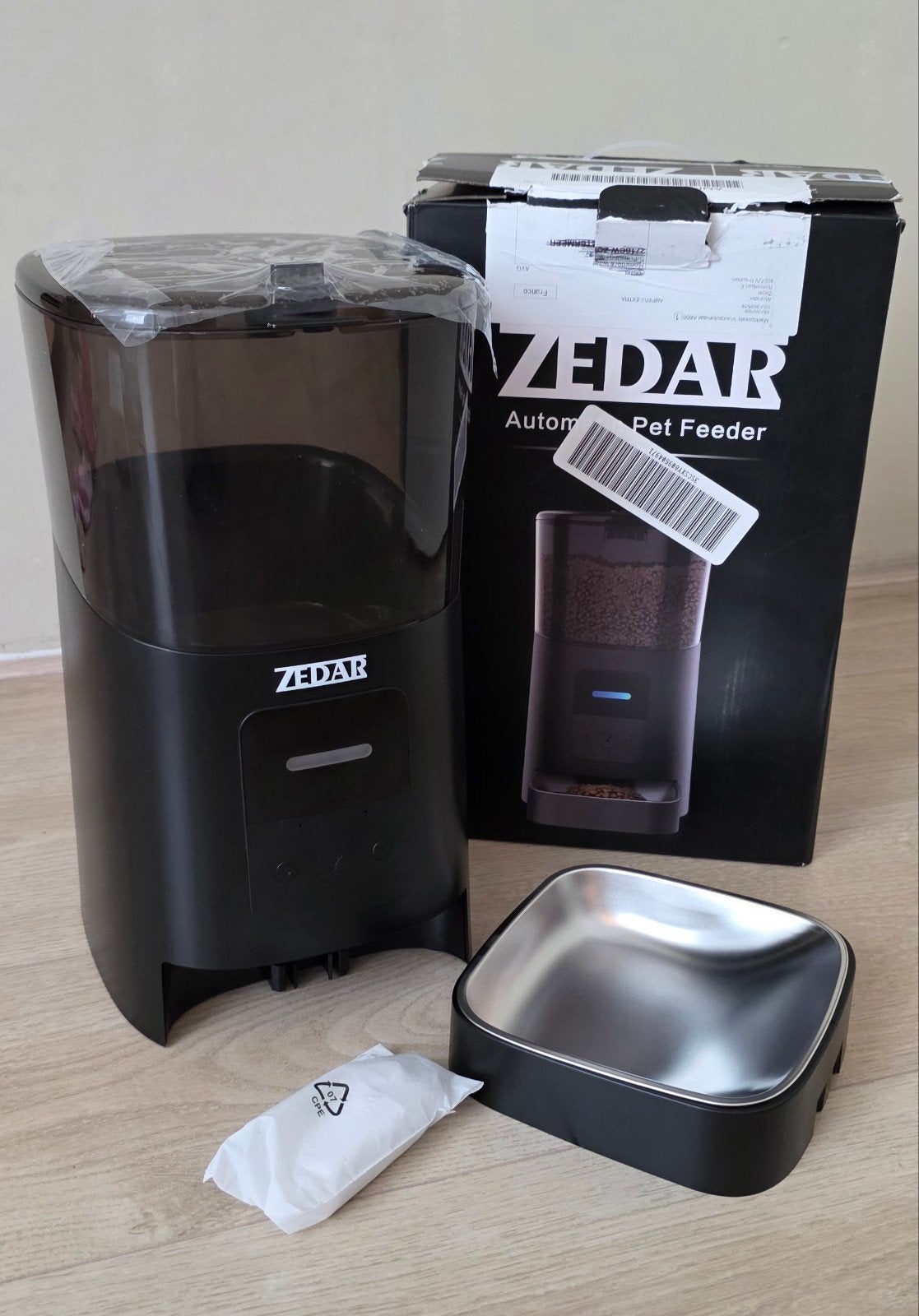 Zedar A600 automatische voerbak 6L – nieuw, Ophalen of Verzenden, Nieuw