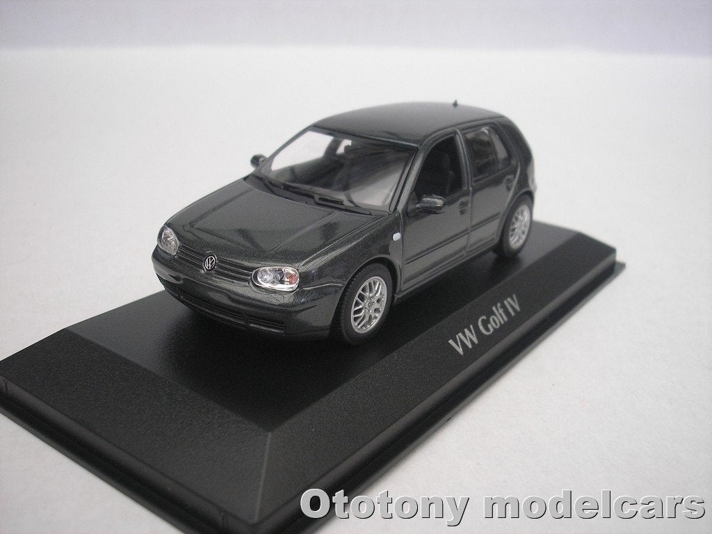 VW Volkswagen Golf IV GTI 1999 Grijs 1/43 Maxichamps, Ophalen of Verzenden, Nieuw, Auto, MiniChamps