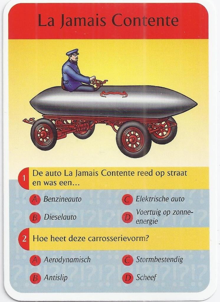 Kw3600 verzamelkaartje la jamais contente, Ophalen of Verzenden, Zo goed als nieuw, Auto's