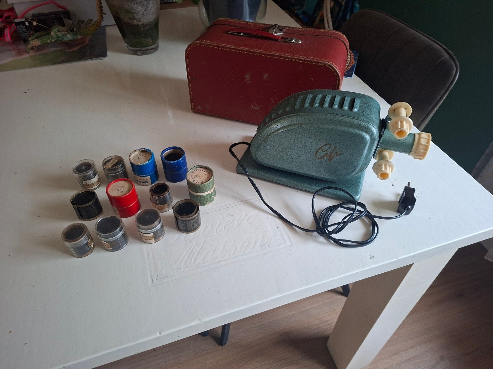 projector met 12 sprookje films, Antiek en Kunst, Ophalen of Verzenden