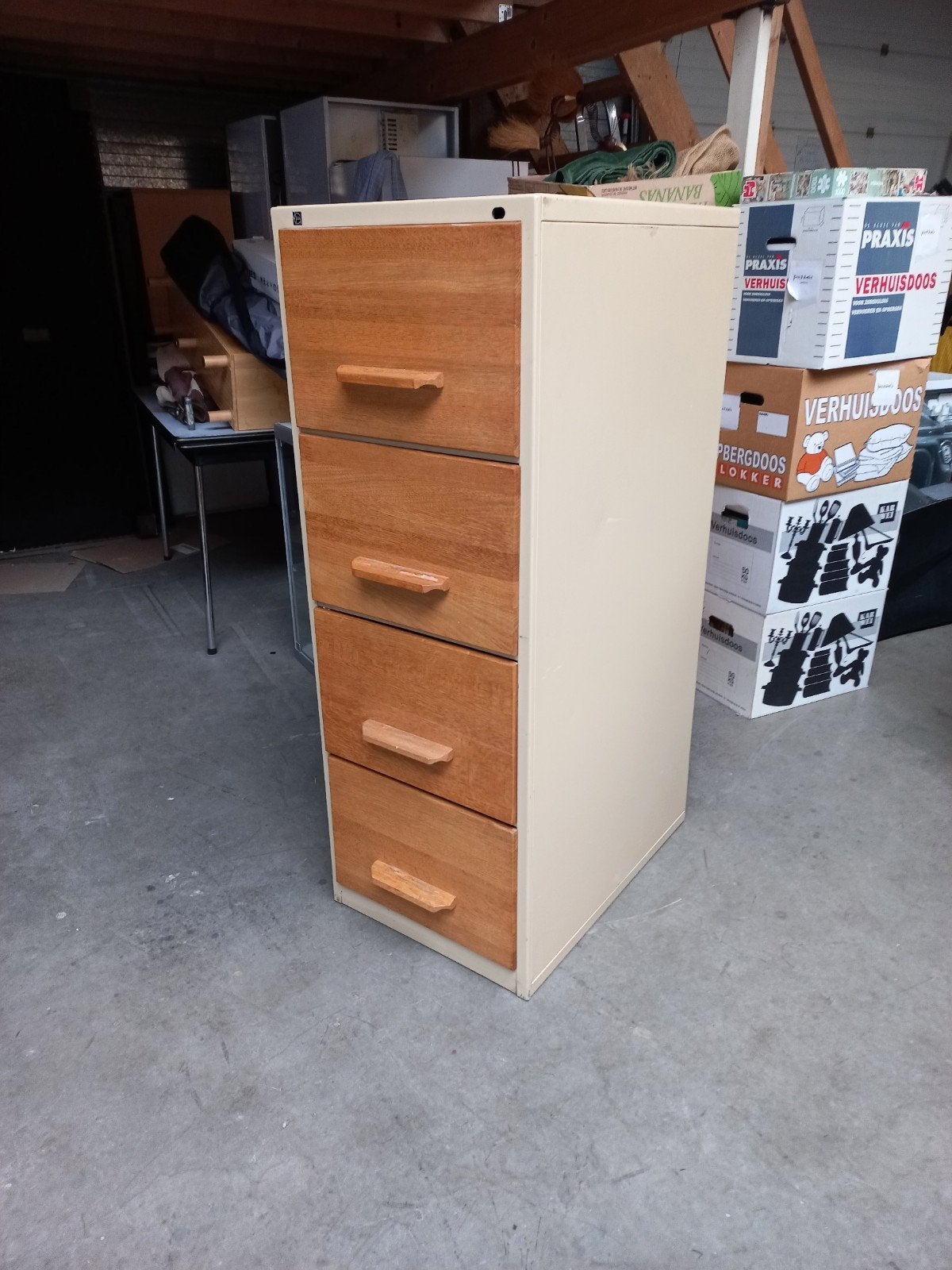 Gispen archiefkast 4 laden, Ophalen of Verzenden, 25 tot 50 cm, 50 tot 100 cm, Minder dan 100 cm