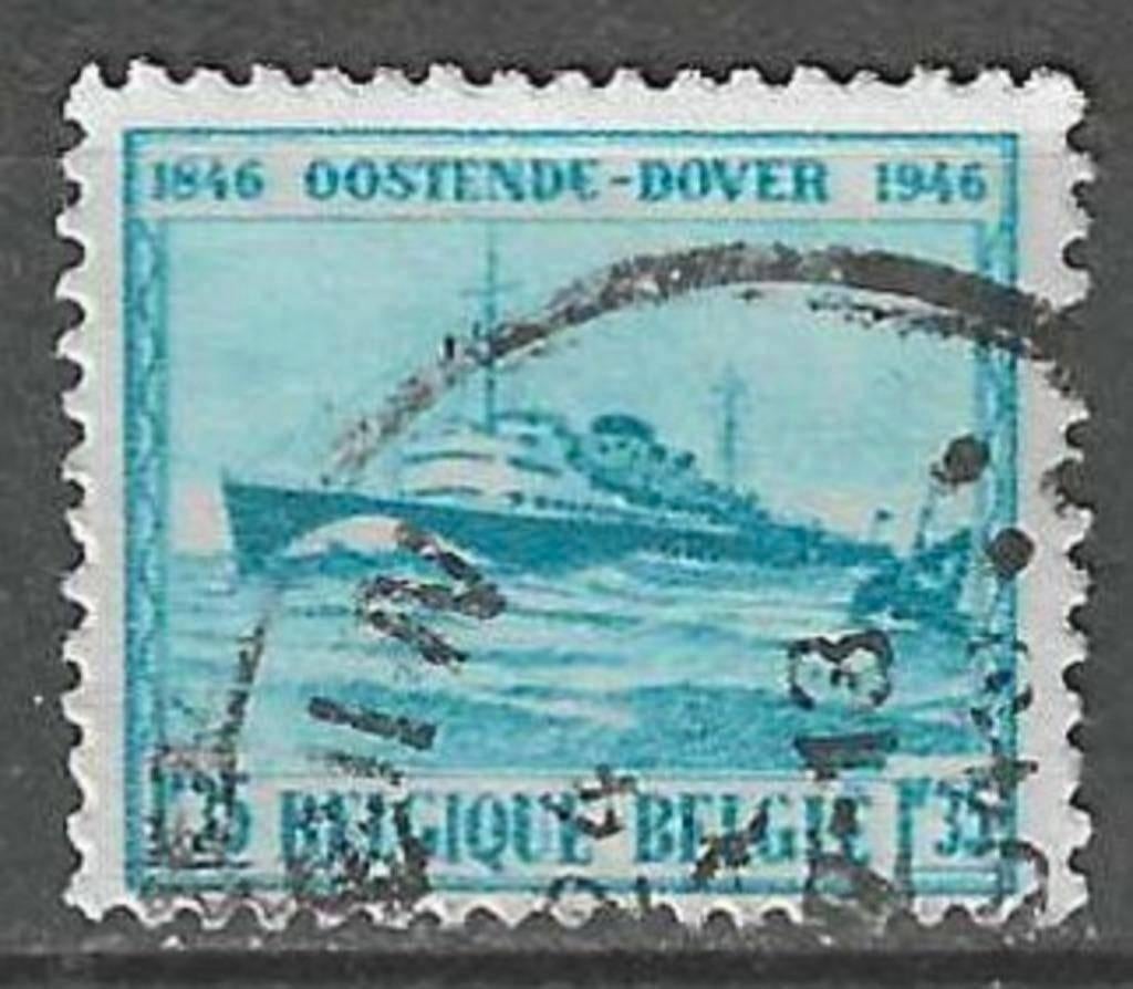 Belgie 1946 - Yvert/OBP 725a - Maildienst Oostende-Dove (ST), Postzegels en Munten, Postzegels | Europa | België, Gestempeld, Scheepvaart