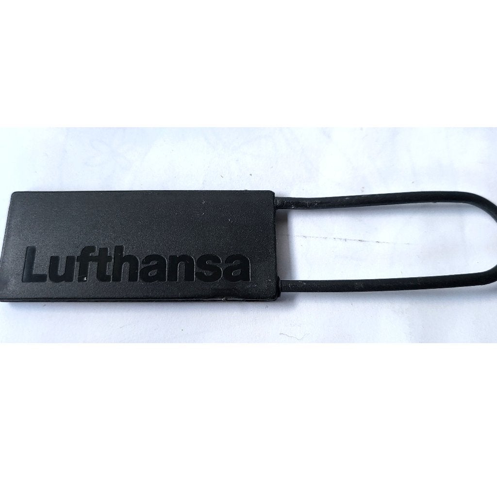 Vintage Lufthansa bagagelabel, klm messen, mok Gee Bee 1932, Ophalen of Verzenden, Overige typen